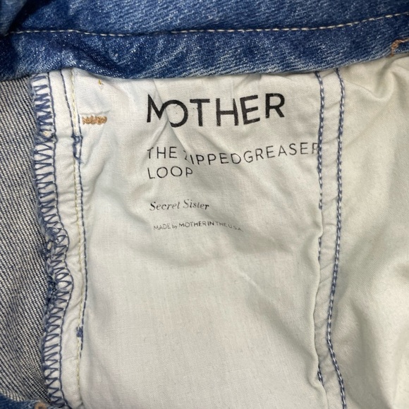 Mother Denim The zipped greaser loop size 28 P81 - Picture 11 of 12